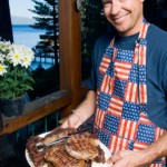 Man With Grilled Steaks